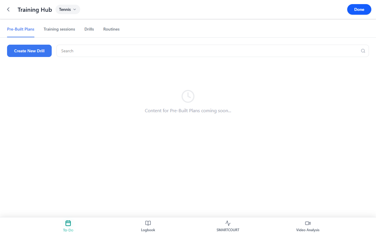 Training Hub — pre-built plans and seasonal program content